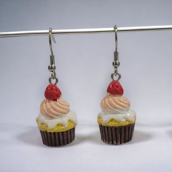 🧁Cupcake Earrings🧁(2-A026-A)-Jewelry for Women - Picture 1 of 6